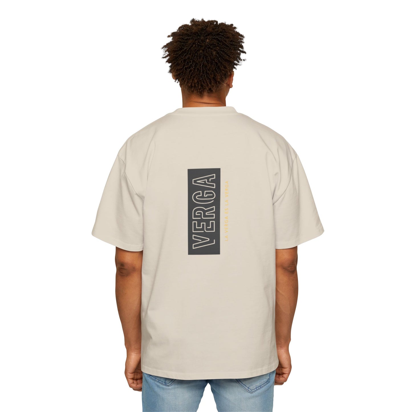 Men's Heavy Oversized Premium Jaguar/logo Tee