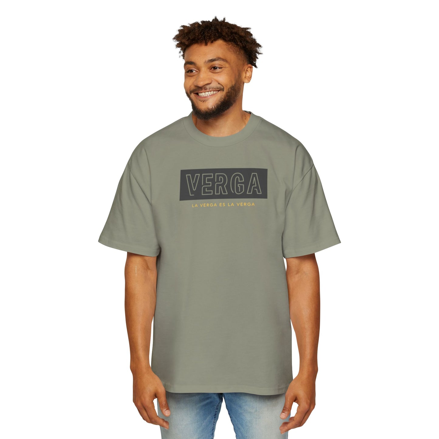 Men's Heavy Logo Oversized Tee