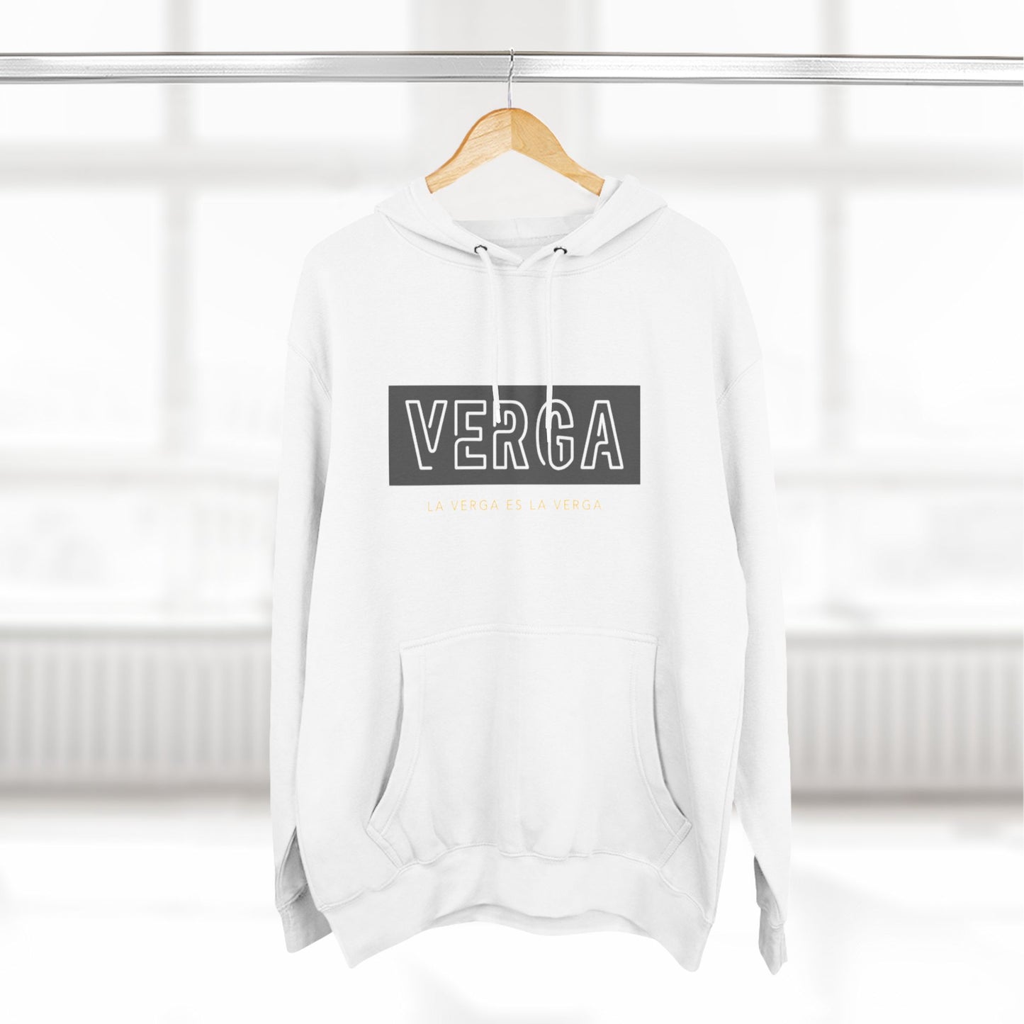 Three-Panel Designer Fleece Hoodie