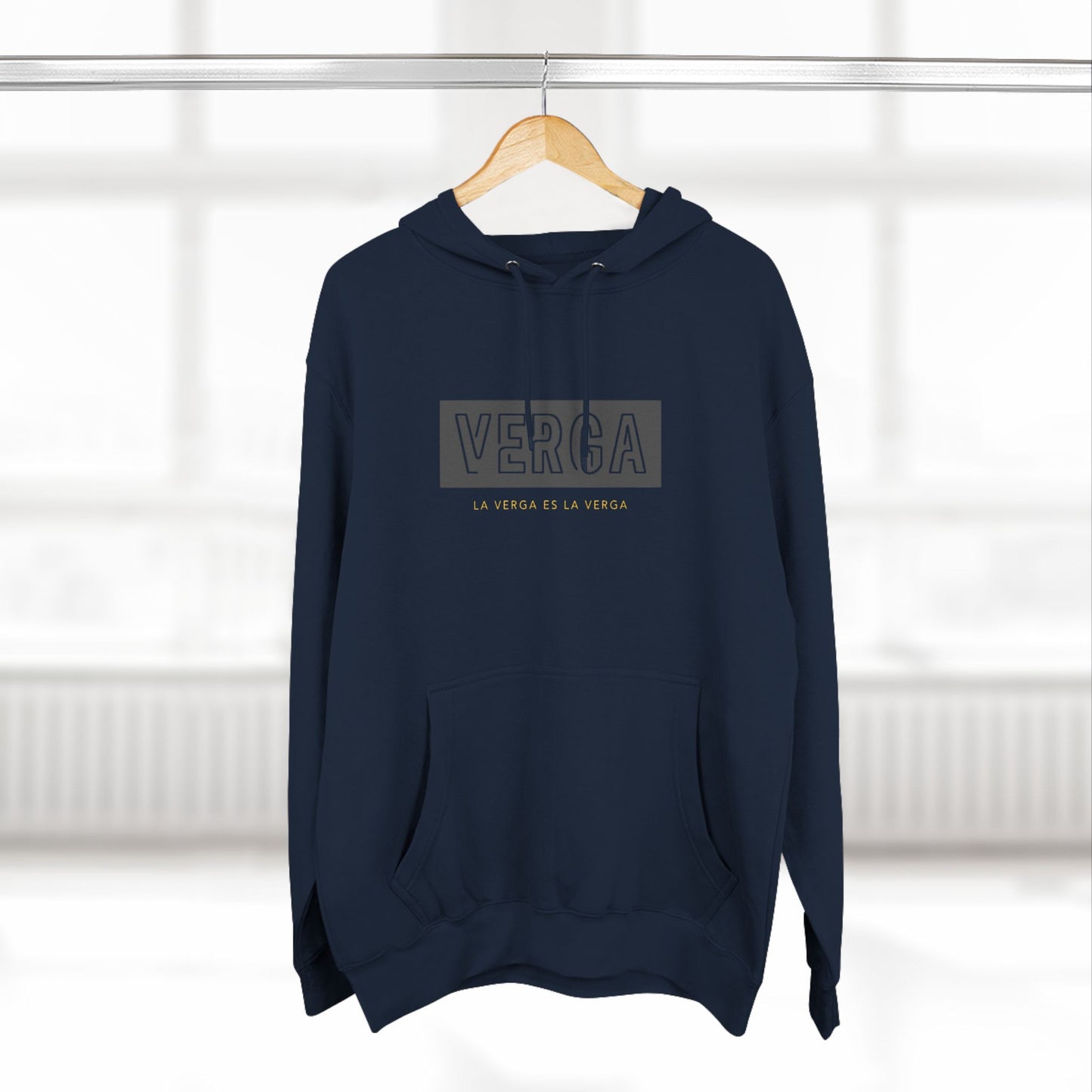 Three-Panel Designer Fleece Hoodie