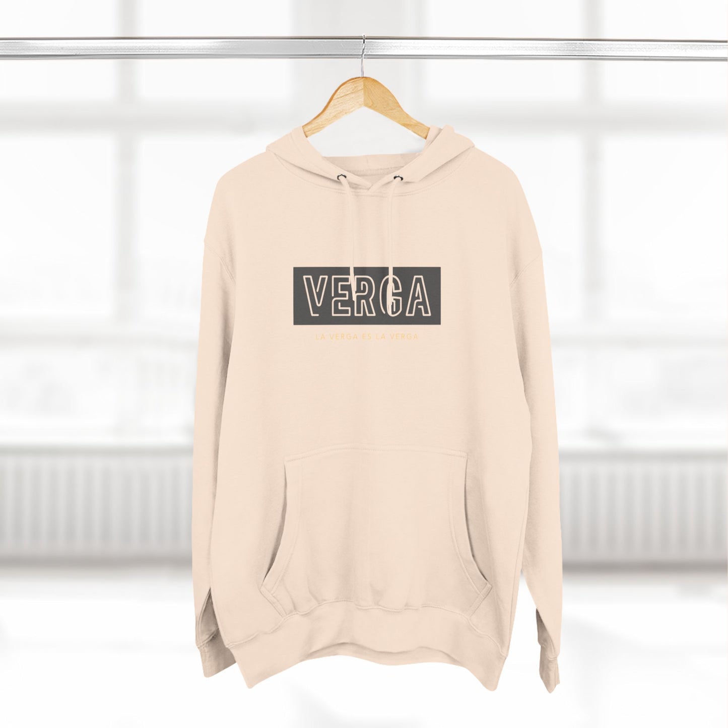 Three-Panel Designer Fleece Hoodie