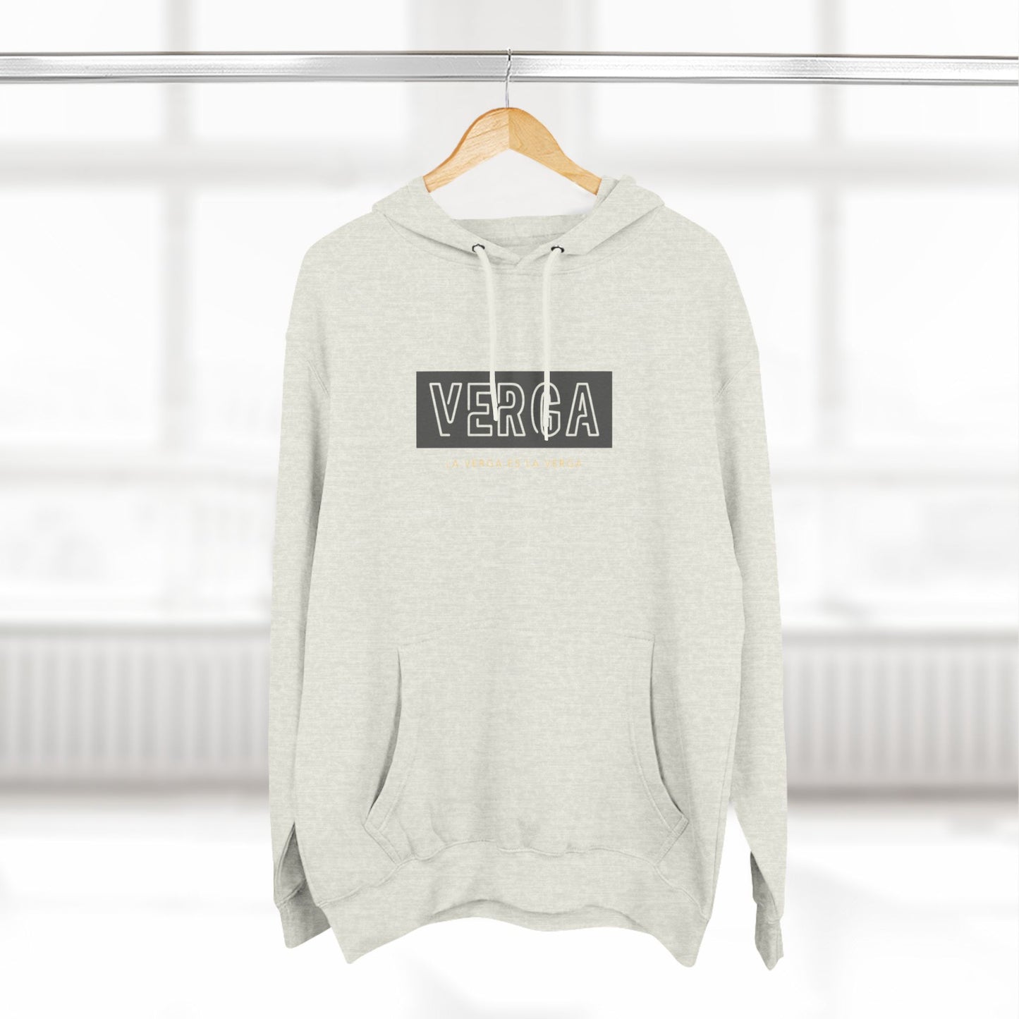 Three-Panel Designer Fleece Hoodie